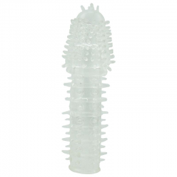 Capa Peniana Texturizada em Jelly - Macia e Flexível 14 cm COLORS - COD. 1030