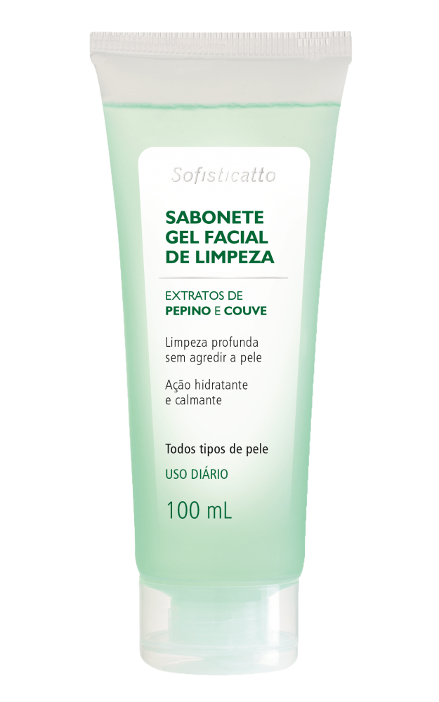  Sabonete Gel Facial de Limpeza 100 ml Sofisticatto Imagem 1