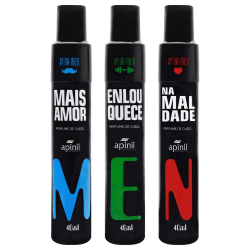 FOR MEN PERFUME DE CUECA SENSUAL MAIS AMOR 40ML APINIL COSMÉTICOS